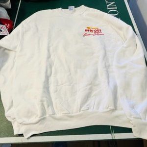 Authentic In-N-Out Southern California Adult Crewneck Sweatshirt 2XL